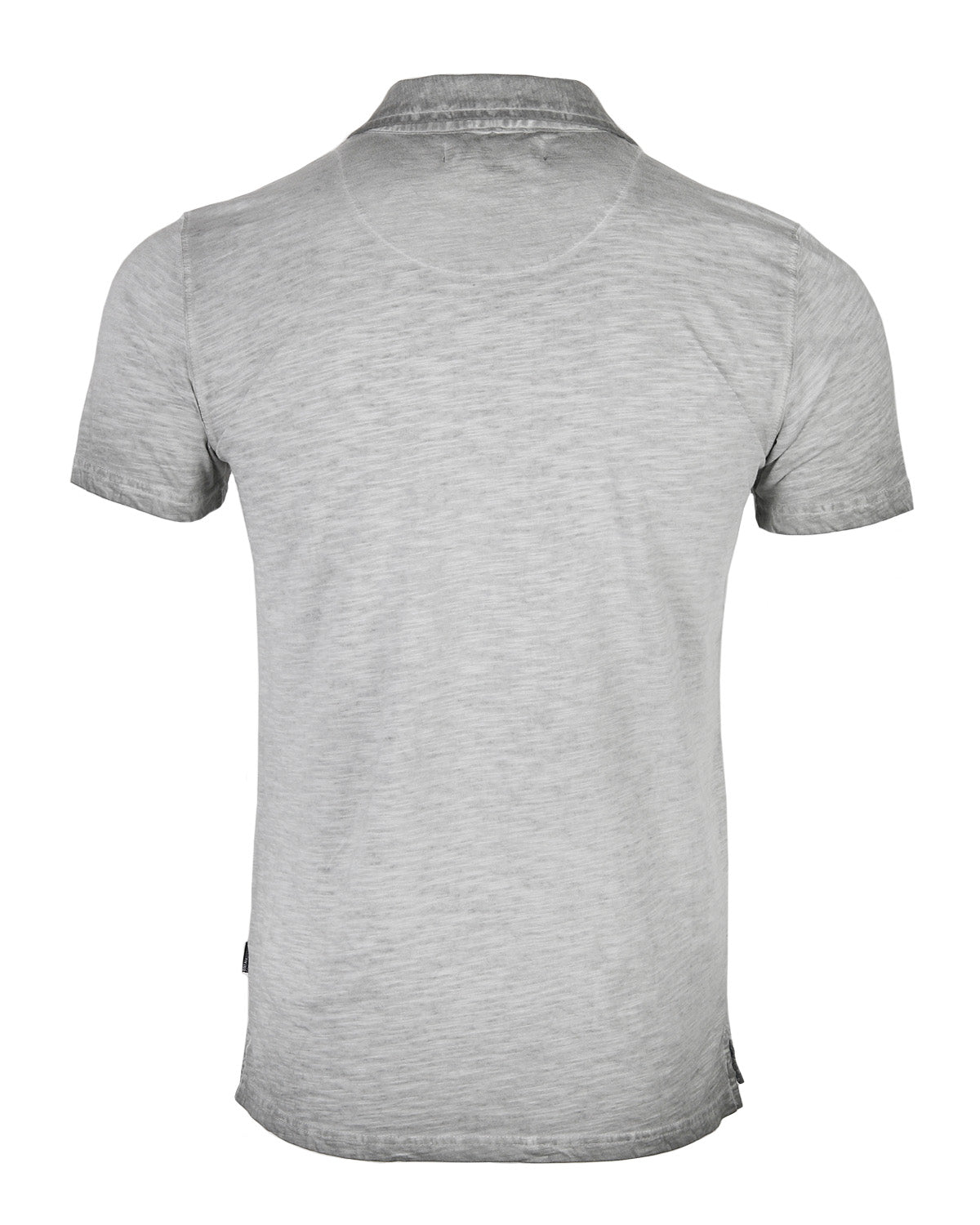 ZIMEGO Mens Short Sleeve Oil Wash Vintage Button Henley Pocket Polo T-Shirt-17
