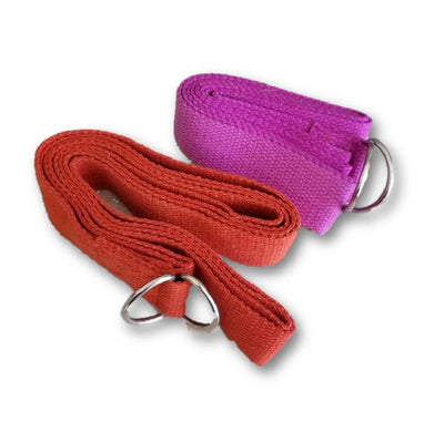 OMSutra Yoga Strap - D Ring (Regular) 8' - Deluxe-0
