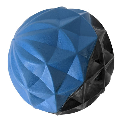 Geometric Design Textured Ball Dog Chew Toy - Large-1