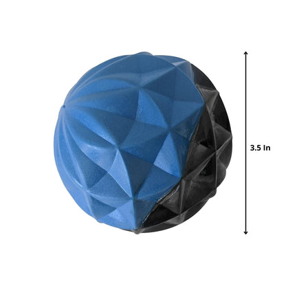 Geometric Design Textured Ball Dog Chew Toy - Large-2