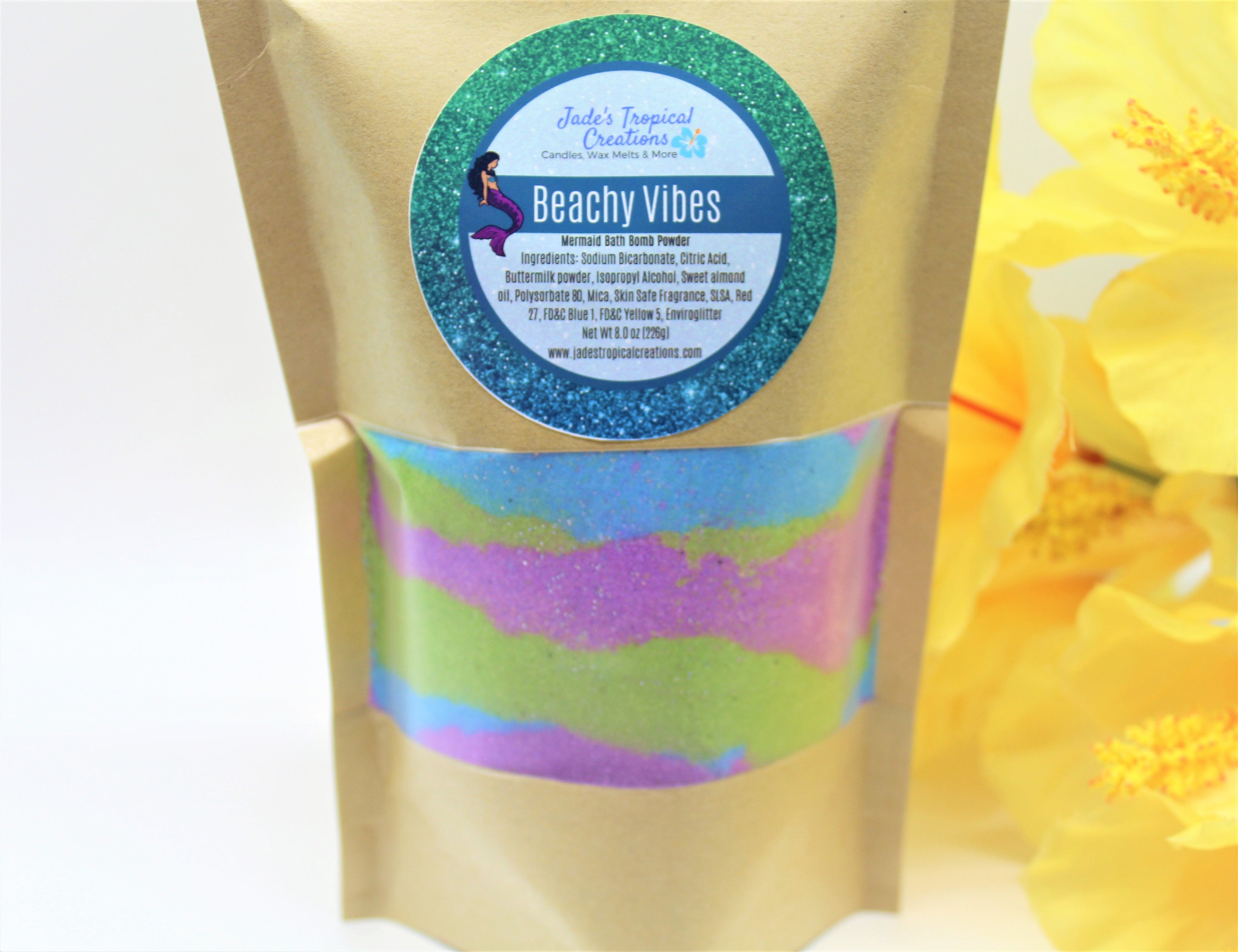 Mermaid Bath Bomb Powder-1