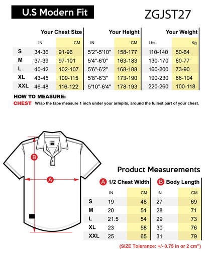 ZIMEGO Mens Short Sleeve Golf Polo Stretch Office Casual Holiday T-Shirt-9