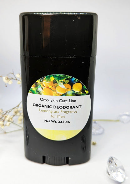 ORGANIC DEODORANT- LEMONGRASS FRAGRANCE - FOR MEN - ITEM CODE: 601950409112-0