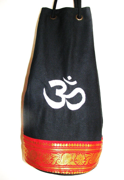 OMSutra Kids OM Yoga Mat Bag with Saree Lace-1