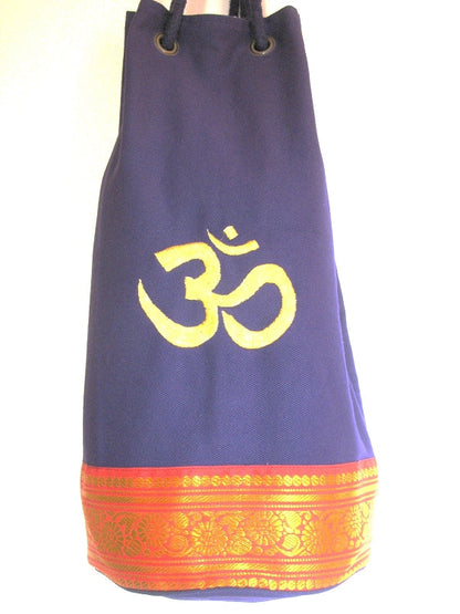 OMSutra Kids OM Yoga Mat Bag with Saree Lace-2