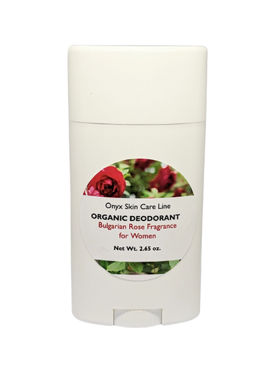 ORGANIC DEODORANT- BULGARIAN ROSE FRAGRANCE - FOR WOMEN ITEM CODE: 601956330885-0