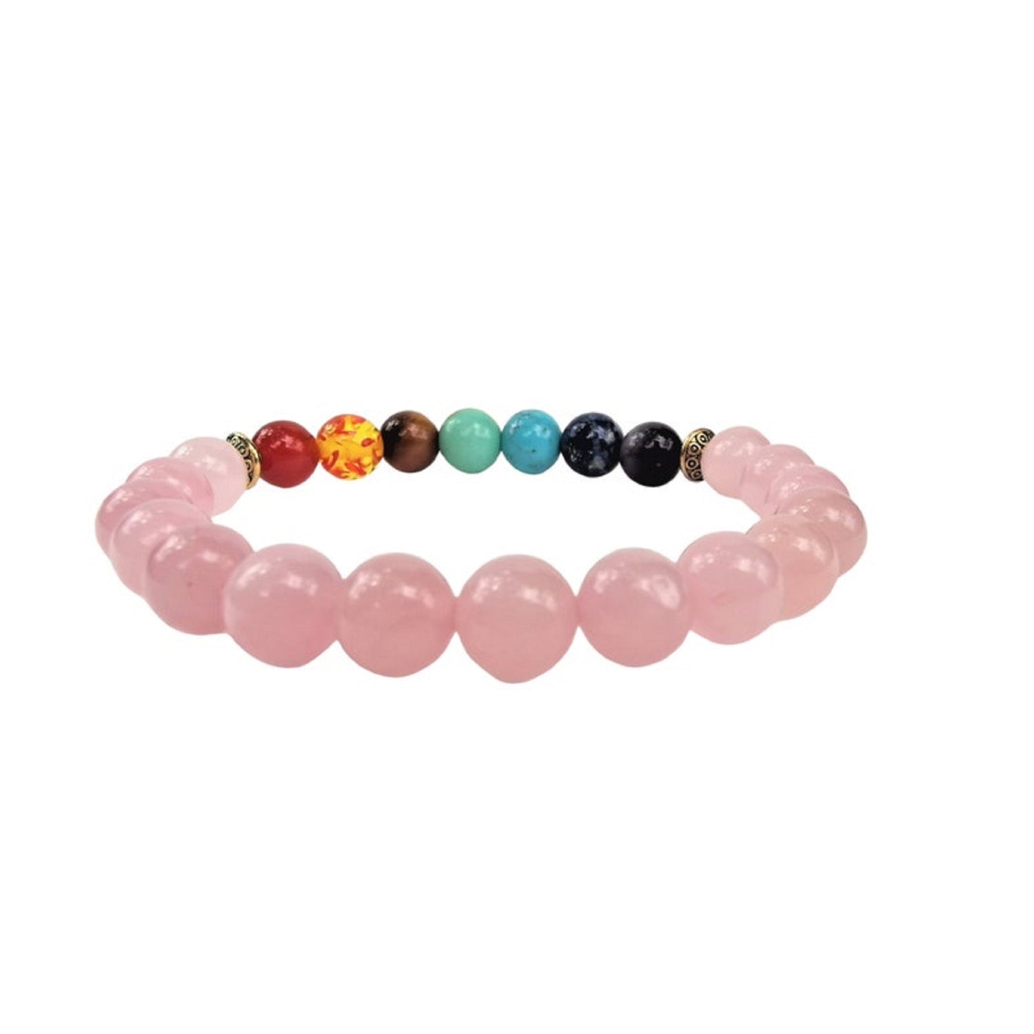 Rose Quartz Chakra Healing and Self Love Bracelet-0