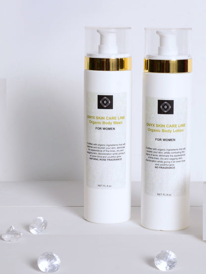 DUO SKIN CARE ANTI-AGING SYSTEM - Nourishing Wash and Lotion - Bulgarian Rose Fragrance - for WOMEN -  ITEM CODE: 601956330748-0