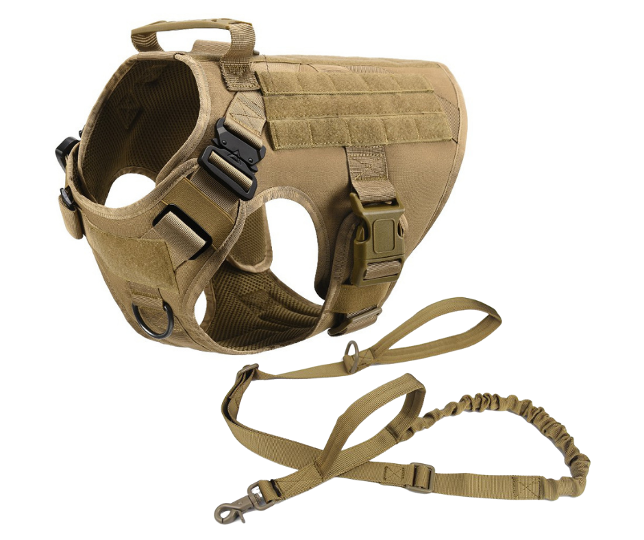 Tactical Dog Harness, Collar, and Leash Set-12