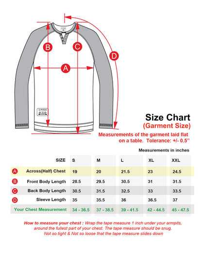 ZIMEGO Long Sleeve Contrast Raglan Henley V-Neck T-Shirts HEATHER DOT-4