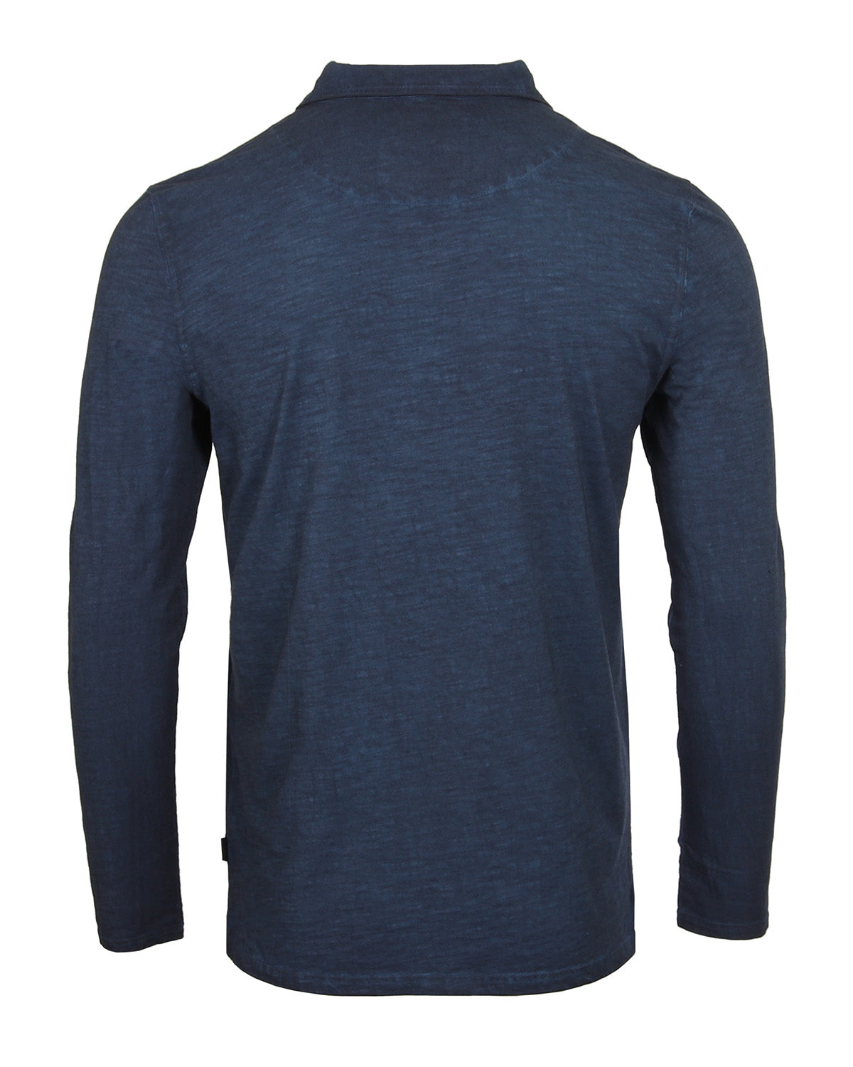 ZIMEGO Mens Long Sleeve Vintage V-Neck Henley Polo T-Shirt-5