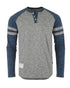 ZIMEGO Men’s Casual Long Sleeve Baseball Raglan Athletic Fashion Henley Shirt-0
