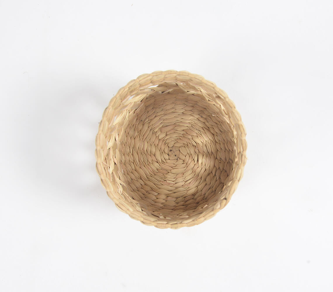 Woven Kauna Grass Reed Pen Stand-3