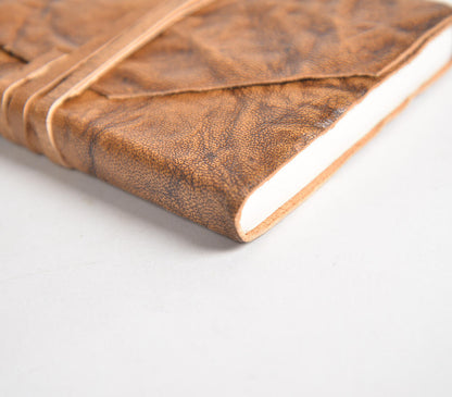 Tanned Crinkle Leather Diary-2