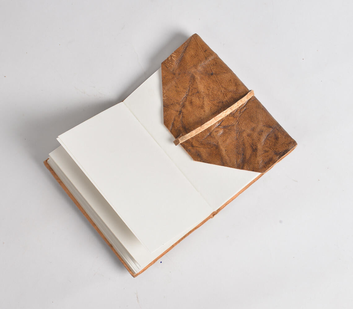 Tanned Crinkle Leather Diary-3