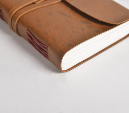 Hand Cut &amp; Bound Leather Diary Q2-2