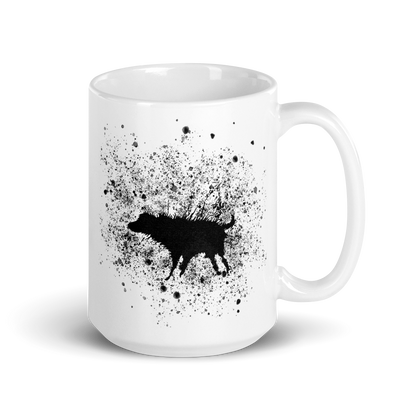 Banksy Wet Dog Splatter 2007 Street Art Mug-4