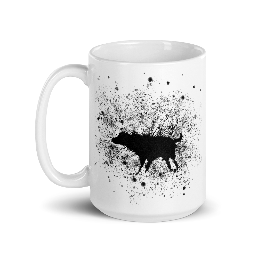 Banksy Wet Dog Splatter 2007 Street Art Mug-3