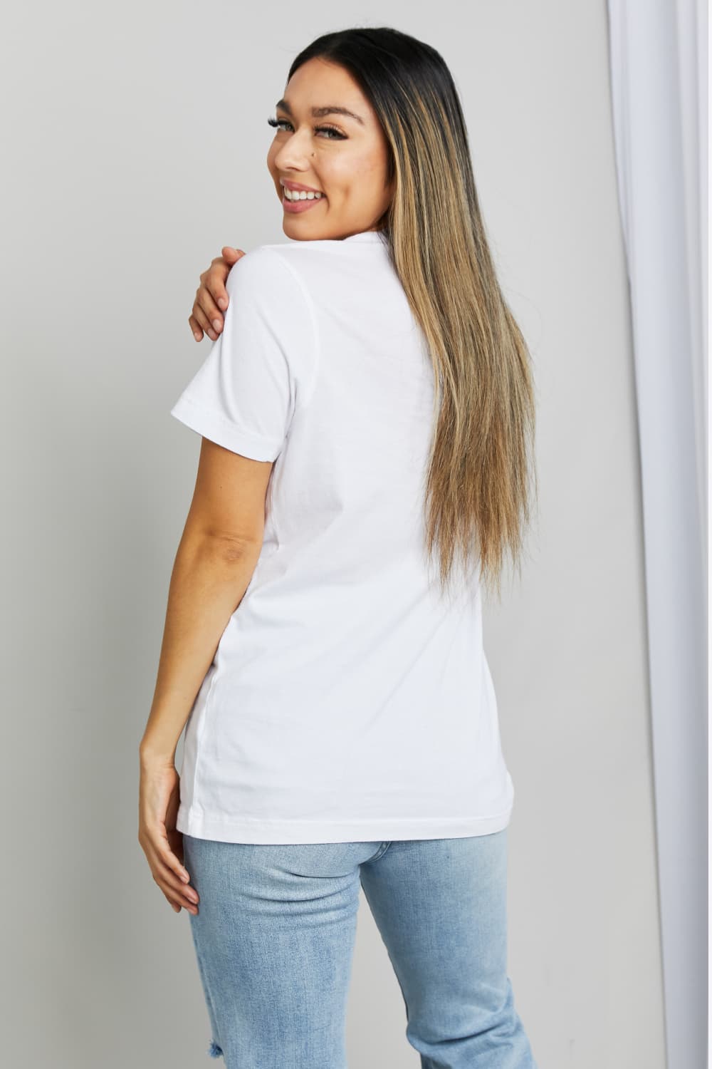 Simply Love SUNKISSED &amp; SALTY Graphic Cotton T-Shirt