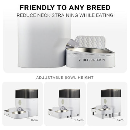 Instachew Purechew Double Smart Automatic Pet Feeder, Automates Feeding with Portion Control-5