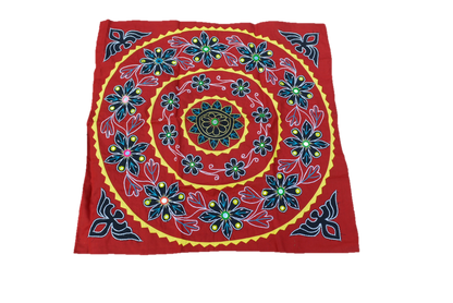 OMSutra Mandala Applique Boho Tapestry for Wall Decor-8