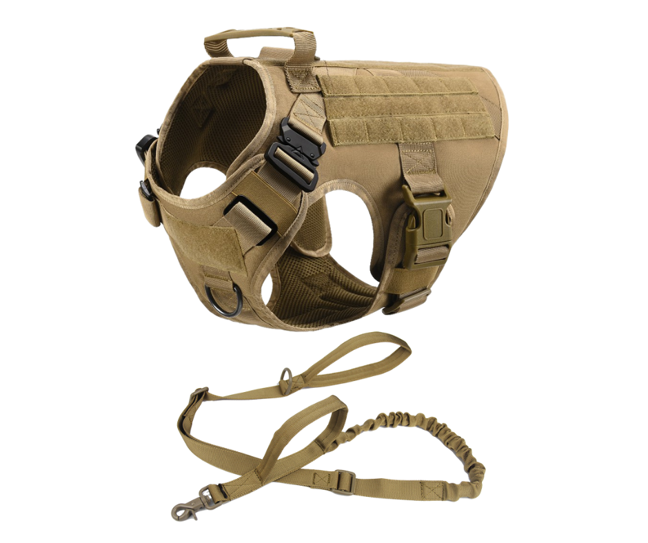 Tactical Dog Harness, Collar, and Leash Set-2