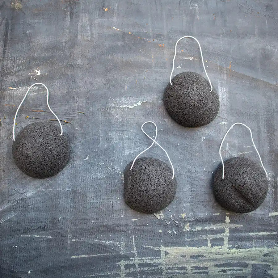 Konjac Facial Sponge - Charcoal-5