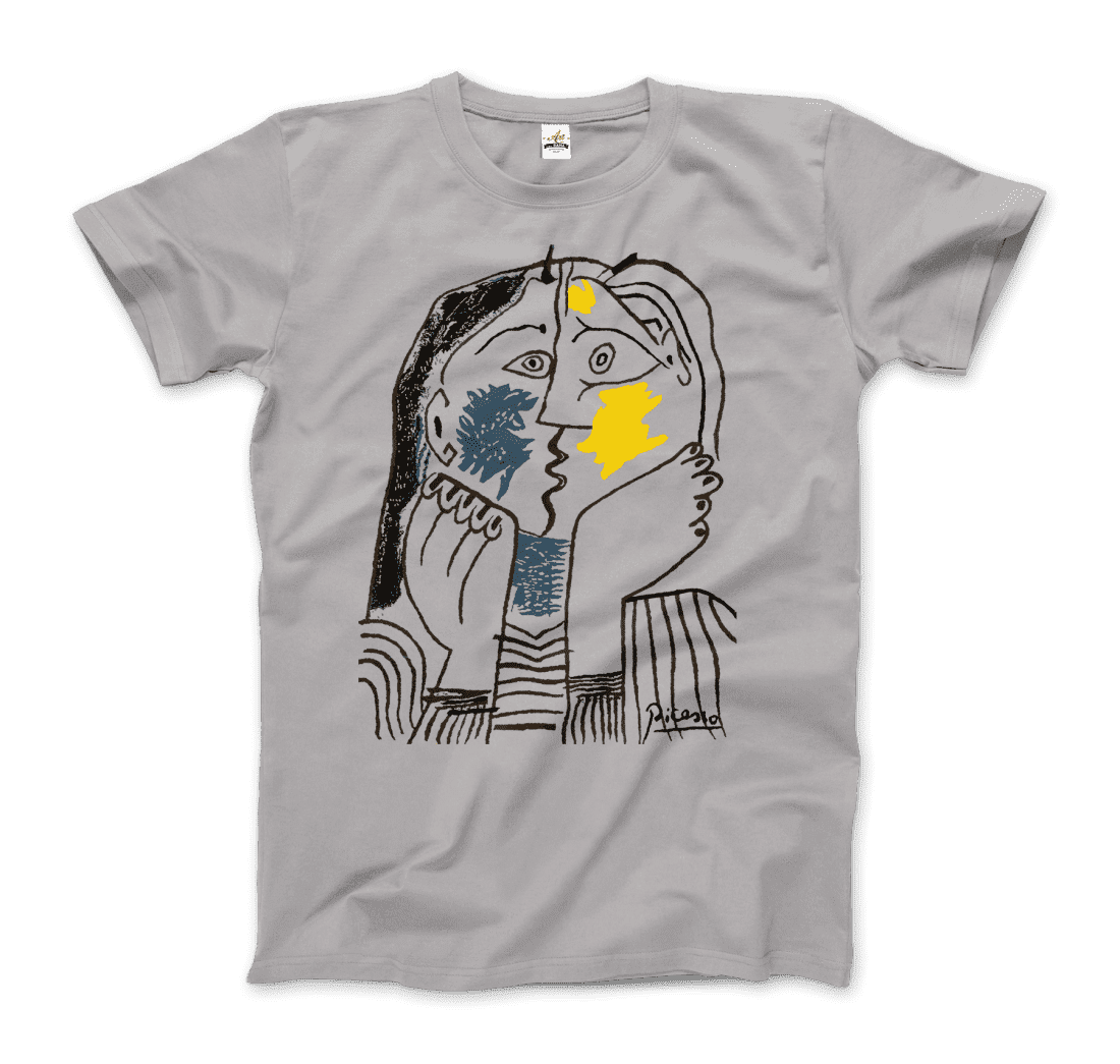 Pablo Picasso The Kiss 1979 Artwork T-Shirt-3