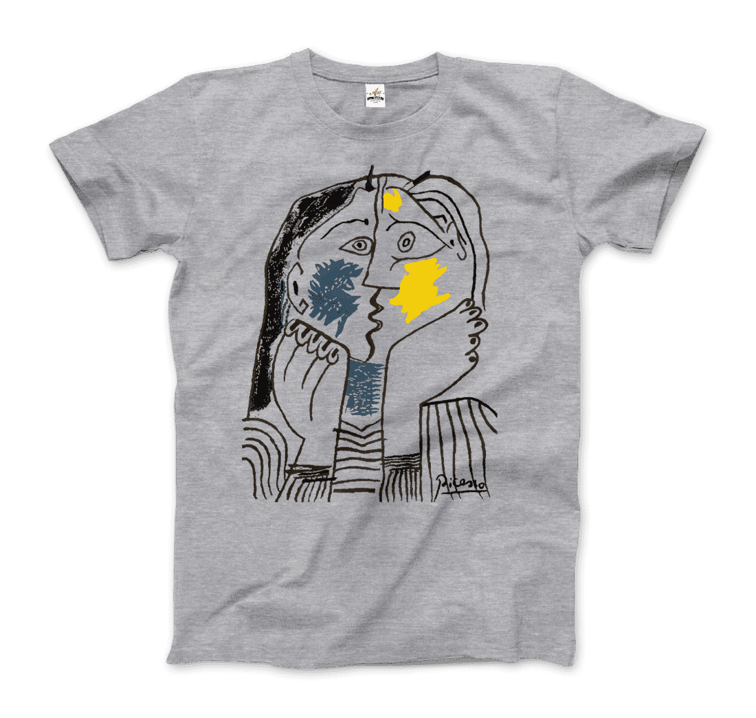 Pablo Picasso The Kiss 1979 Artwork T-Shirt-5