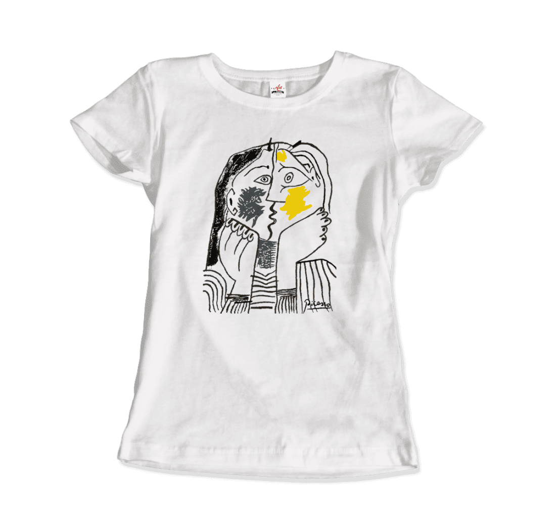 Pablo Picasso The Kiss 1979 Artwork T-Shirt-2