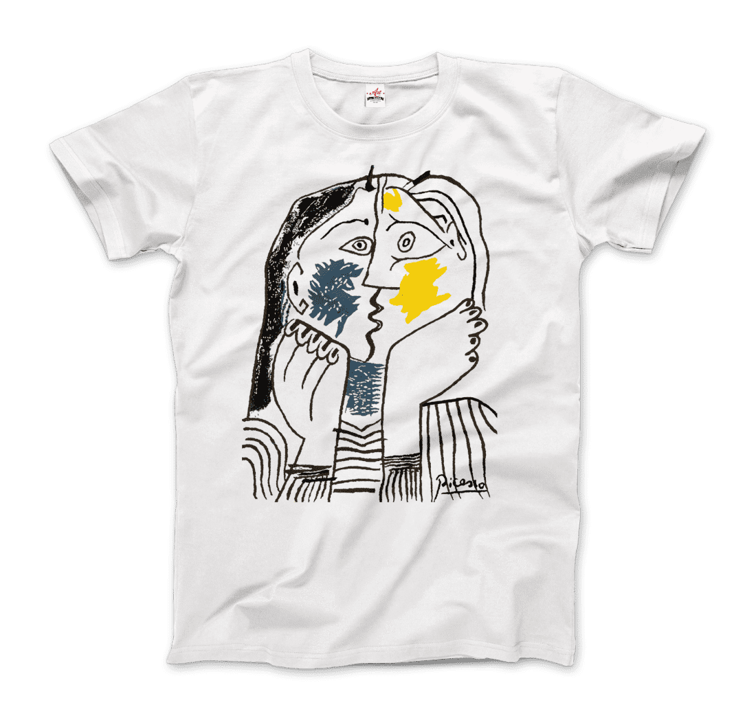 Pablo Picasso The Kiss 1979 Artwork T-Shirt-0