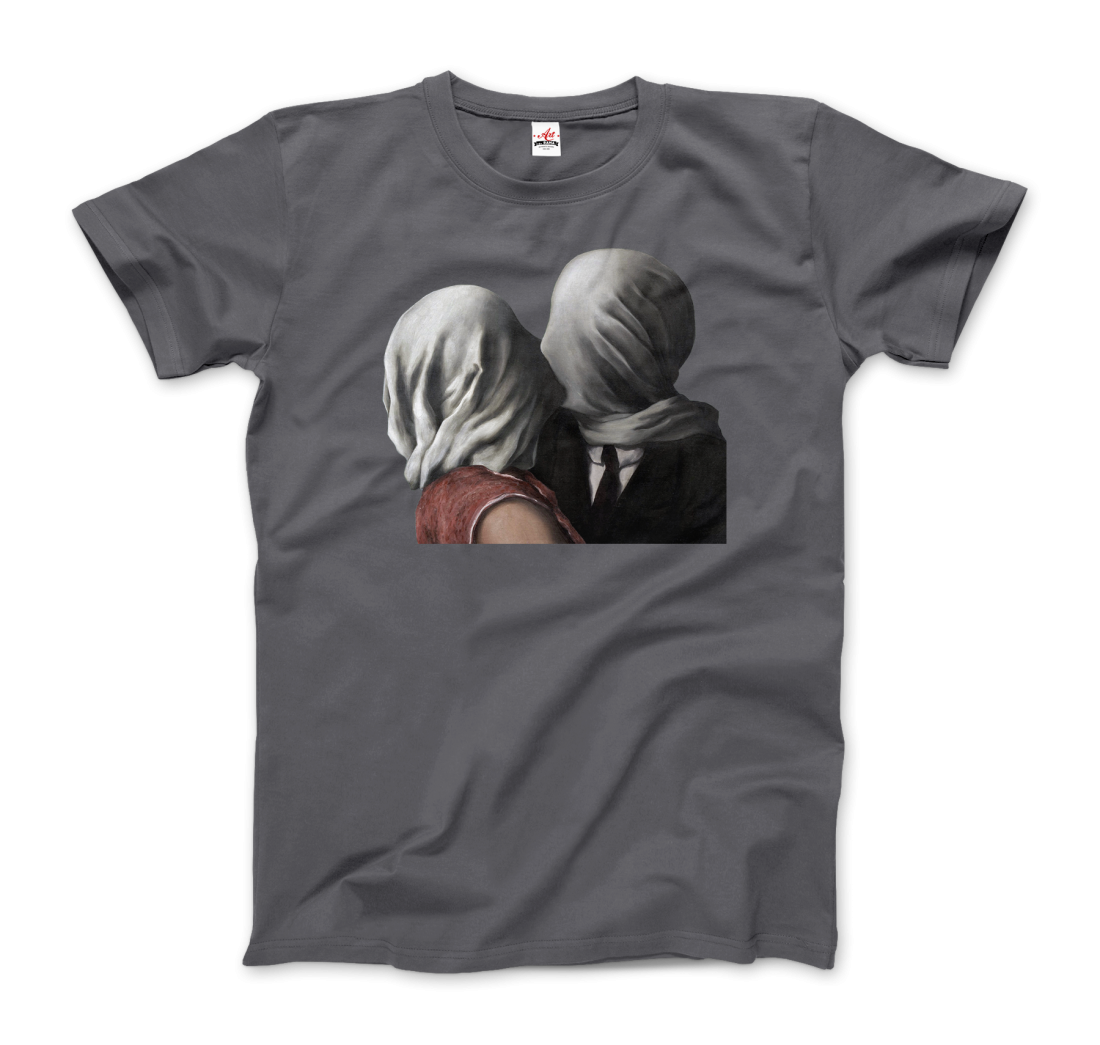 Rene Magritte The Lovers II (1928) Artwork T-Shirt-11