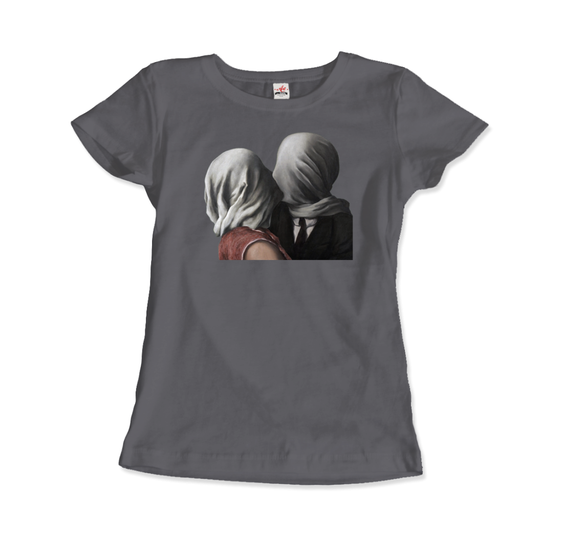 Rene Magritte The Lovers II (1928) Artwork T-Shirt-12