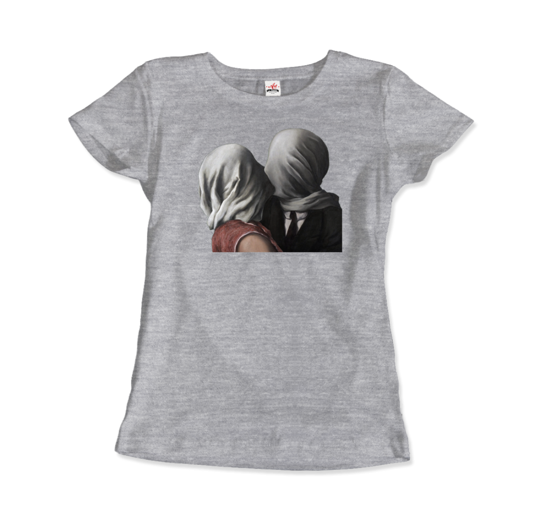 Rene Magritte The Lovers II (1928) Artwork T-Shirt-10