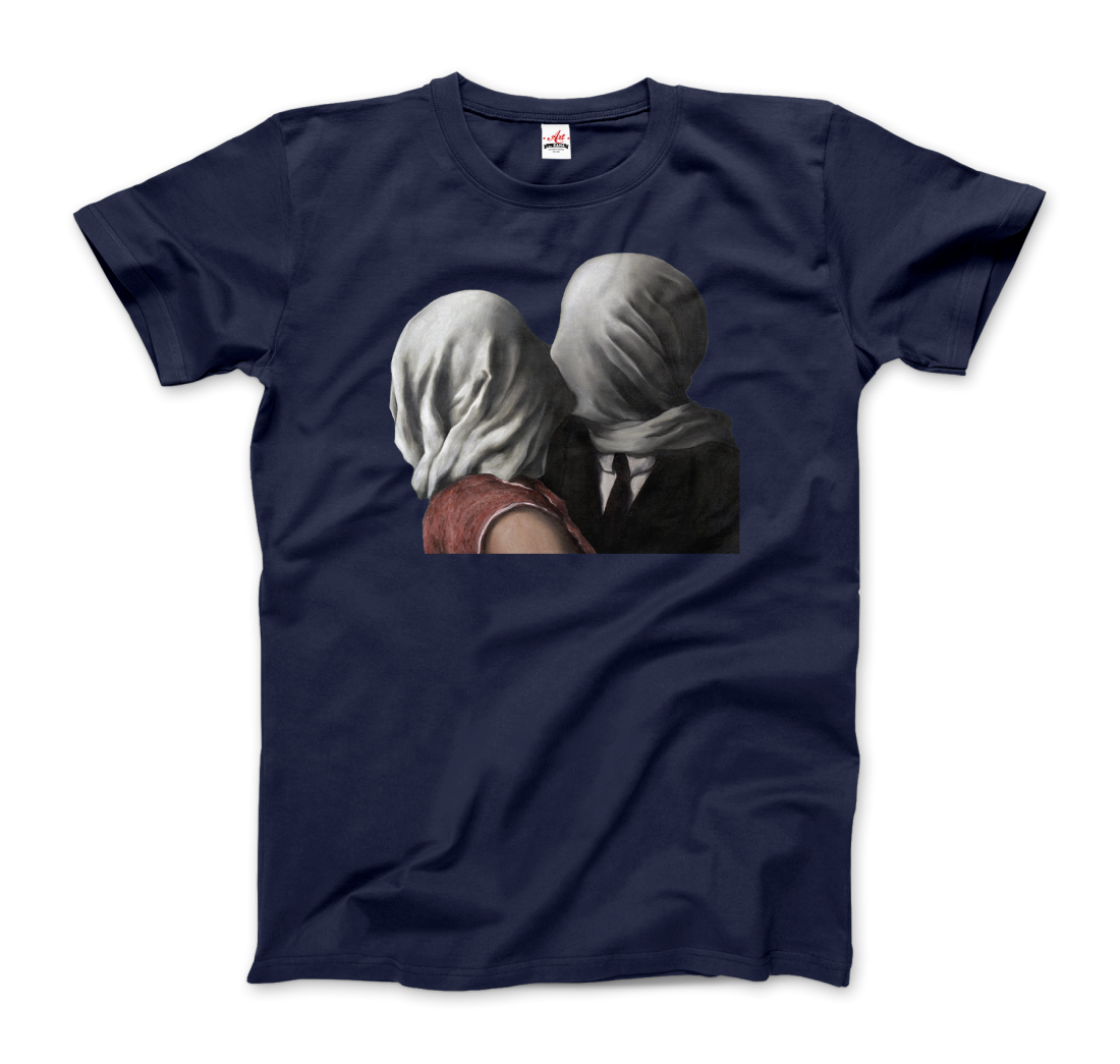 Rene Magritte The Lovers II (1928) Artwork T-Shirt-7