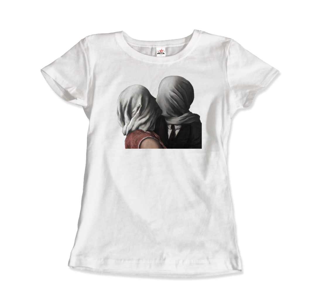 Rene Magritte The Lovers II (1928) Artwork T-Shirt-2