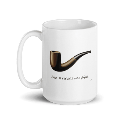 Rene Magritte This Is Not A Pipe, 1929 Artwork Mug-3