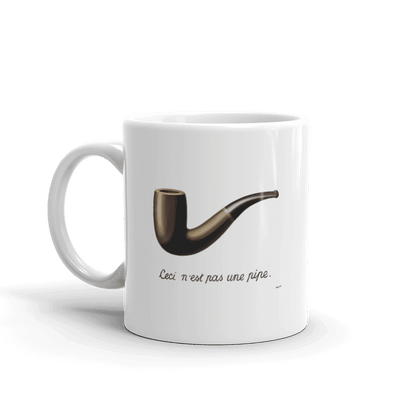 Rene Magritte This Is Not A Pipe, 1929 Artwork Mug-0