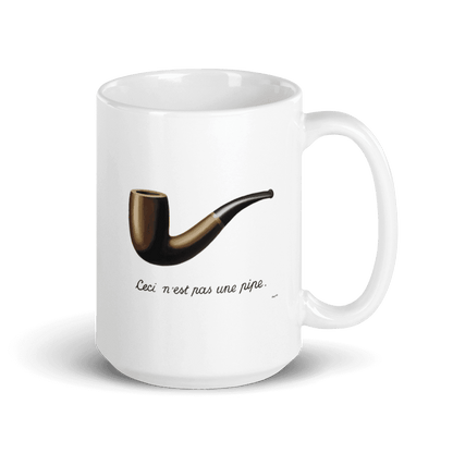 Rene Magritte This Is Not A Pipe, 1929 Artwork Mug-5