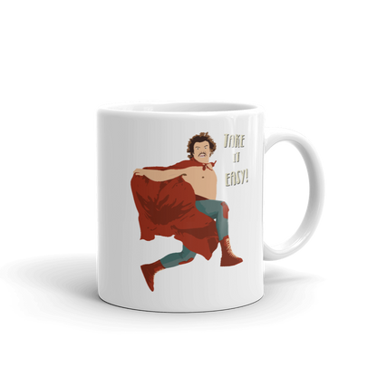 Take It Easy, Nacho Libre, El Luchador Mascarado Mug-3