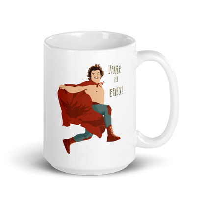 Take It Easy, Nacho Libre, El Luchador Mascarado Mug-6