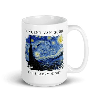 Van Gogh - The Starry Night, 1889 Artwork Mug-5