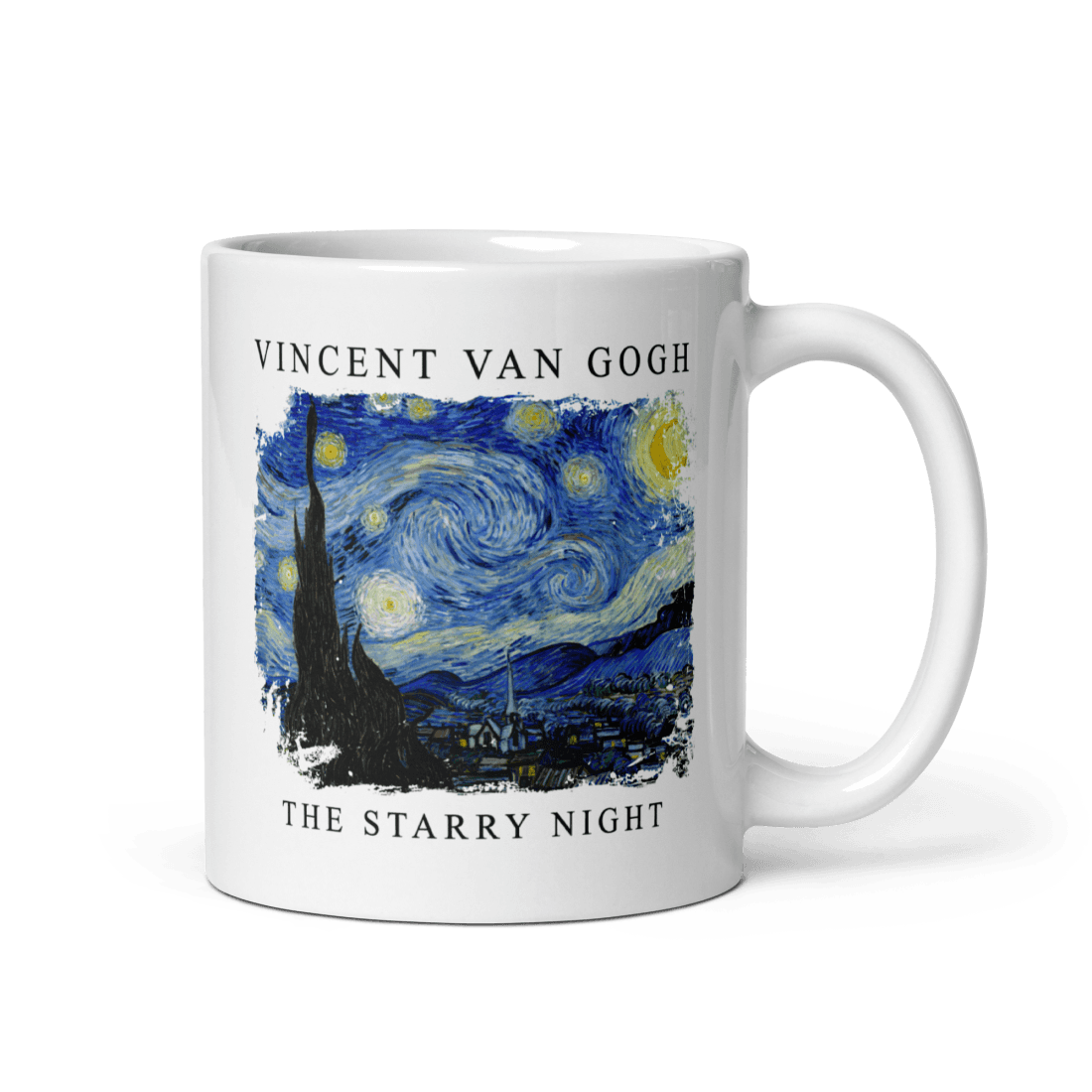 Van Gogh - The Starry Night, 1889 Artwork Mug-2