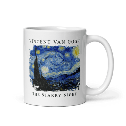 Van Gogh - The Starry Night, 1889 Artwork Mug-2