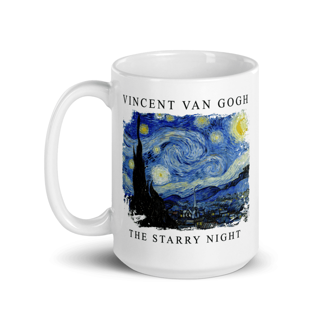 Van Gogh - The Starry Night, 1889 Artwork Mug-3