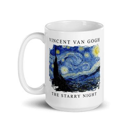 Van Gogh - The Starry Night, 1889 Artwork Mug-3