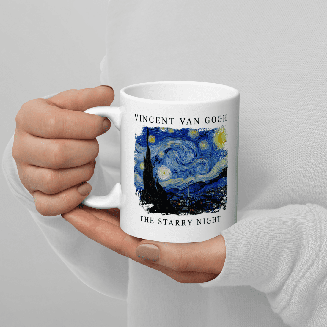 Van Gogh - The Starry Night, 1889 Artwork Mug-7