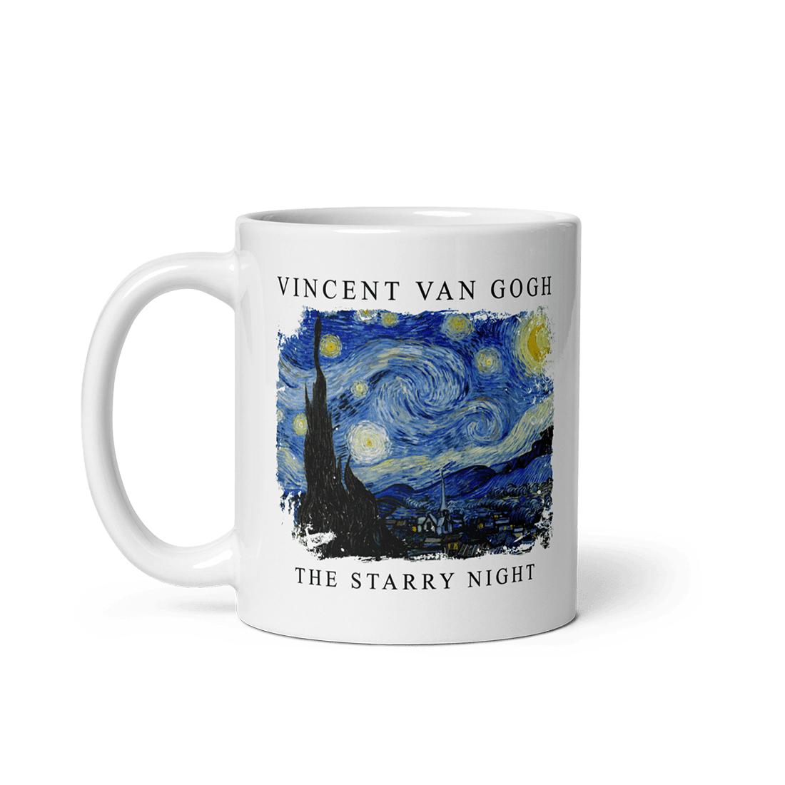 Van Gogh - The Starry Night, 1889 Artwork Mug-0