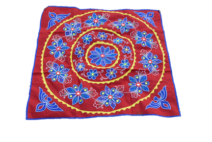 OMSutra Mandala Applique Boho Tapestry for Wall Decor-15