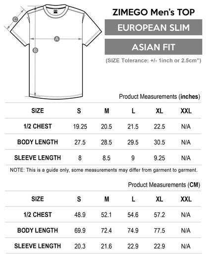 ZIMEGO Mens Graphic T Shirts - Urban Hip Hop Streetwear Hipster Tshirts for Men-2